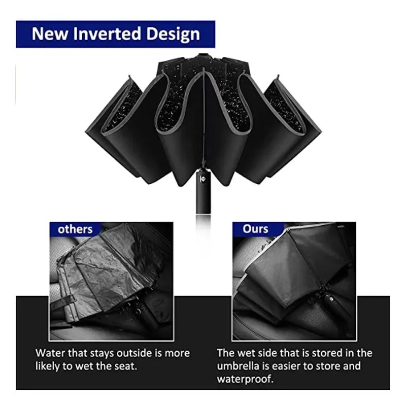 Payung Lipat Otomatis Terbalik - Golf Umbrella Large ulasan dan harga